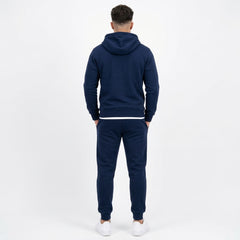 Nike Men's Classic Full-Zip Hoodie & Joggers Fleece Tracksuit Set