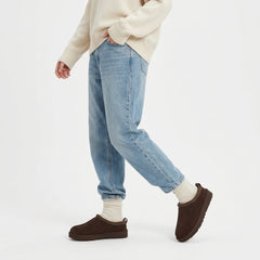 UGG Unisex Tasman Suede Slip-On Slippers Shearling Lined Clog Shoes