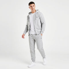 Polo Ralph Lauren Men's Classic Full-Zip Hoodie & Joggers Fleece Tracksuit Set