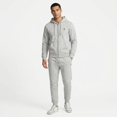 Polo Ralph Lauren Men's Classic Full-Zip Hoodie & Joggers Fleece Tracksuit Set