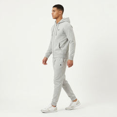 Polo Ralph Lauren Men's Classic Full-Zip Hoodie & Joggers Fleece Tracksuit Set