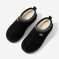 UGG Unisex Tasman Suede Slip-On Slippers Shearling Lined Clog Shoes