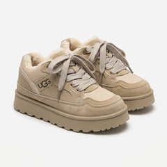 UGG Women's Low-Top Platform Winter Sneakers Lined Suede Outdoor Shoes