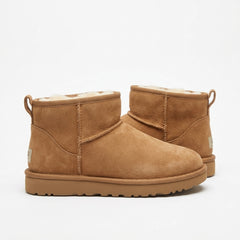 Women's Ultra Mini Suede Ankle Boots Fleece Lined Slip-On Winter Shoes