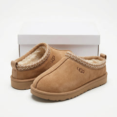 UGG Unisex Tasman Suede Slip-On Slippers Shearling Lined Clog Shoes