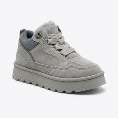 UGG Women's Low-Top Platform Winter Sneakers Lined Suede Outdoor Shoes