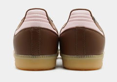 adidas Samba OG Brown Pink Sneakers – Leather & Suede Low-Top Gum Sole Shoes