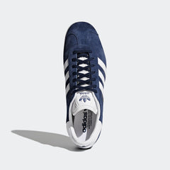 adidas Gazelle Navy Blue & White Sneakers