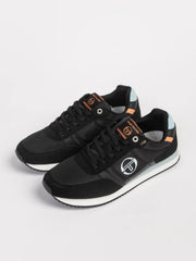 Sergio Tacchini Monza Men's Black White Blue Lace-Up Shoes