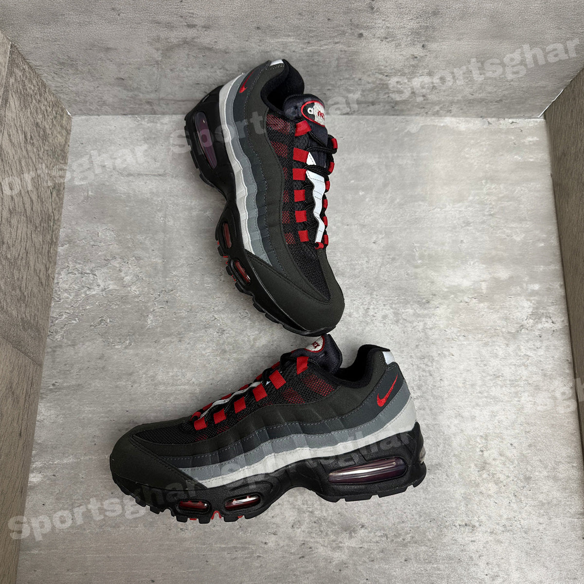 Nike Air Max 95 OG Big Bubble Solar Red & Granite