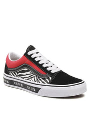 Classic Heritage Lace-Up Lifestyle Sneakers – Anaheim Factory Black/Red