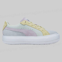 Puma Mayze Suede Pastel Multi Color White