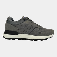 Lambretta Mens Echo 2 Lace Up Sporty Retro Trainers