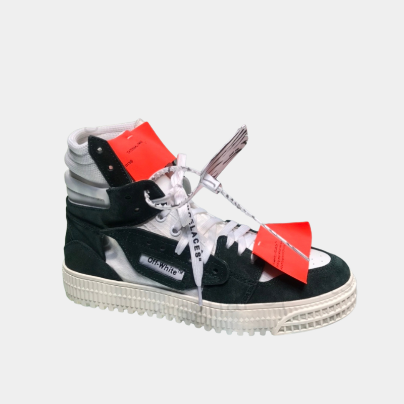 Off-White 3.0 Off-Court High-Top Sneakers – Black & White