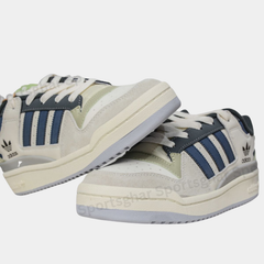 Adidas Forum Low Sneakers in Neutral Blue – Classic Leather Shoes