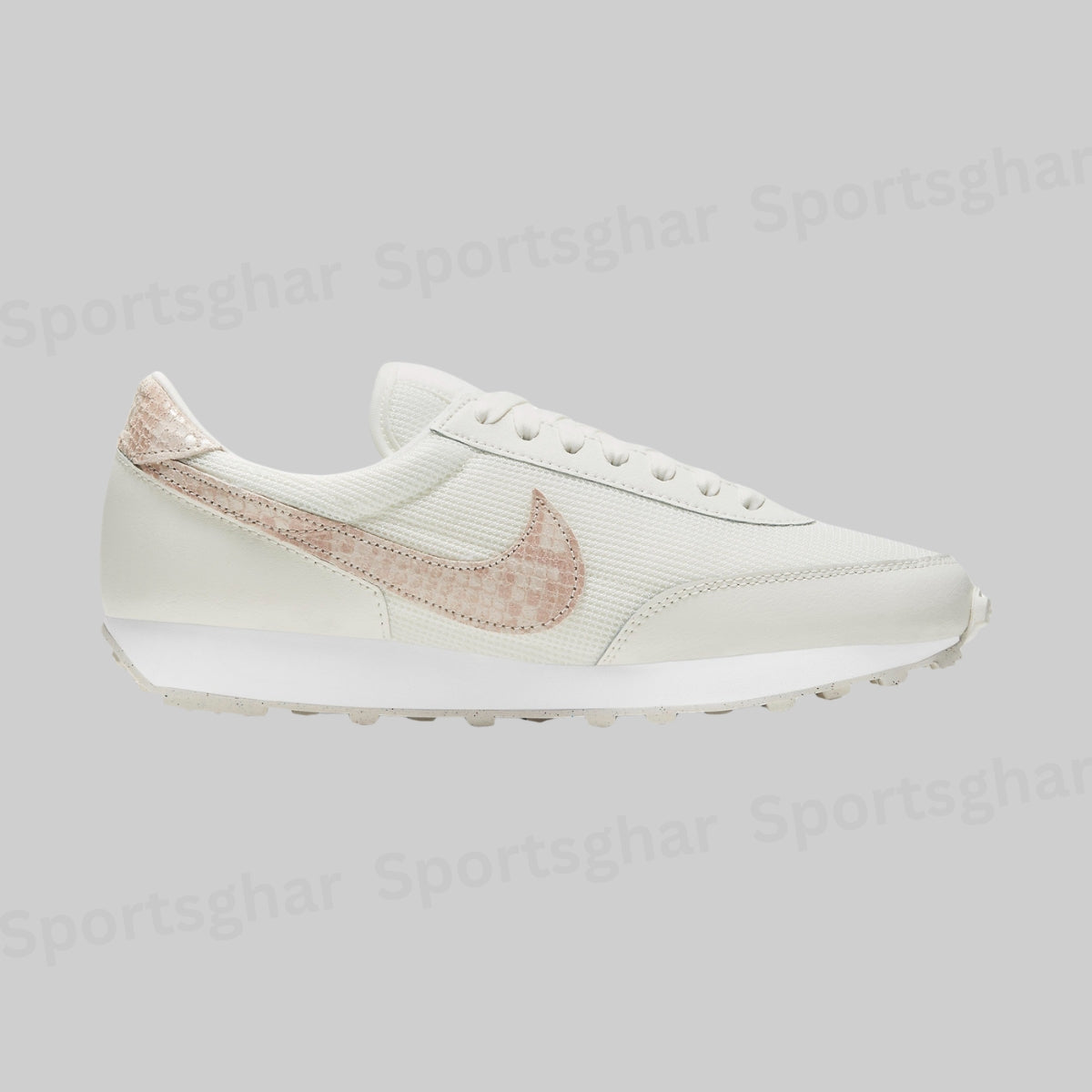 Women’s Retro Lifestyle Sneakers – Sail, Snakeskin & Beige