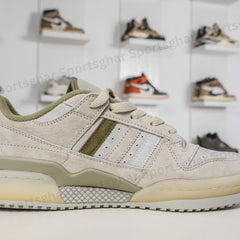 Adidas Forum Low Sneakers in Neutral Grey – Classic Leather Shoes