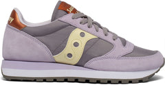Women’s Retro Suede Lifestyle Sneakers – Lilac & Yellow Vintage