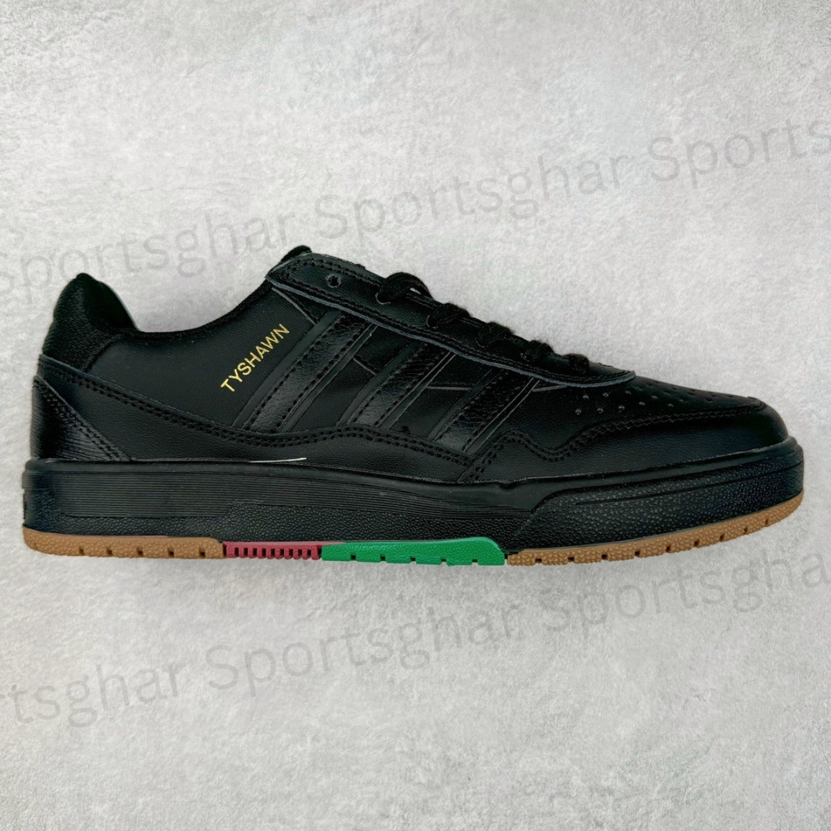 Adidas Tyshawn Low Black Gum Shoes