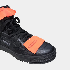 Off-White 3.0 Off-Court High-Top Sneakers – Black, White & Orange