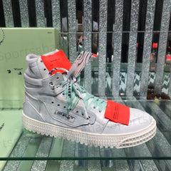 Off-White 3.0 Off-Court High-Top Sneakers – Arctic White