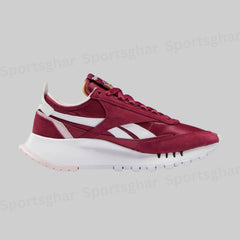 Women’s Retro Cushion Lifestyle Sneakers – Bordeaux & Chalk