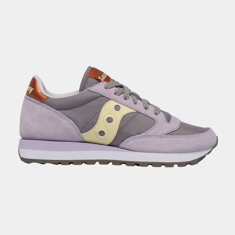 Women’s Retro Suede Lifestyle Sneakers – Lilac & Yellow Vintage