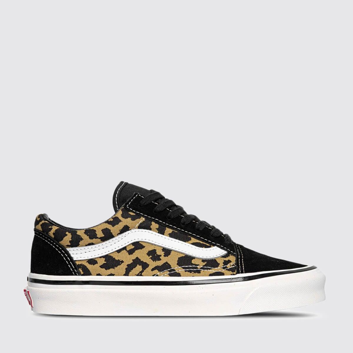 Vans UA Old Skool 36 DX Anaheim Factory Black Tan Leopard