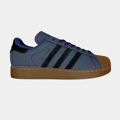 Adidas Superstar Blue Gum Sole Shoes