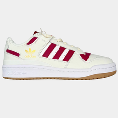 Adidas Forum Low Sneakers in White and Red – Leather Shoes