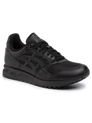 Men’s Retro Running Lifestyle Sneakers – Triple Black Edition