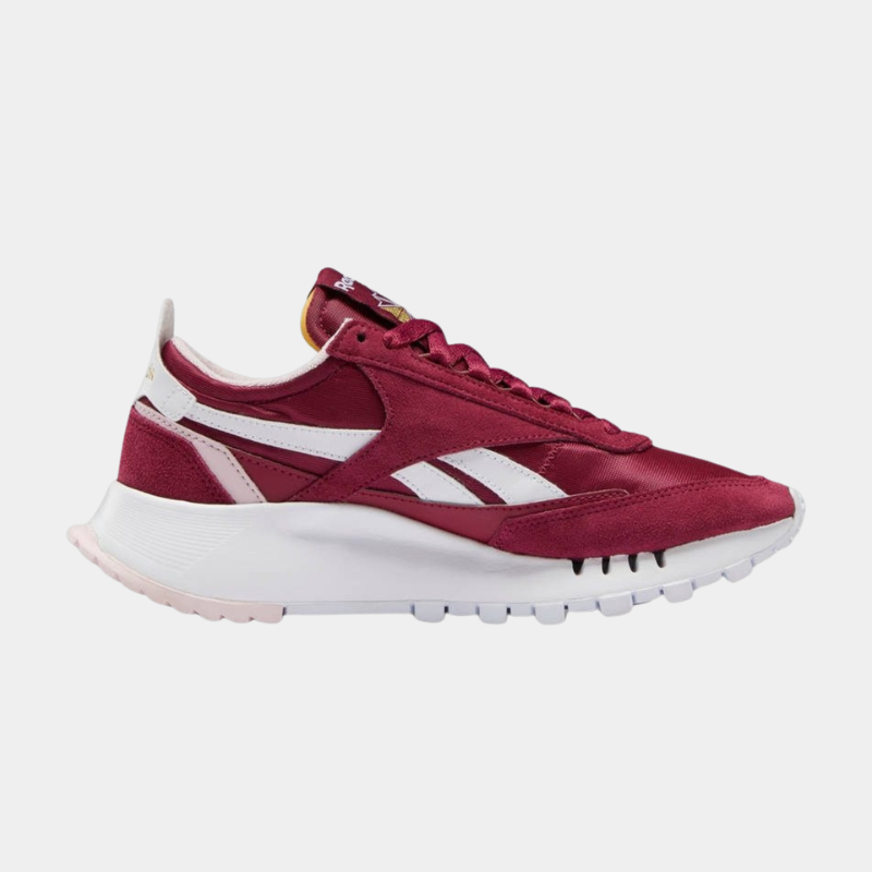 Women’s Retro Cushion Lifestyle Sneakers – Bordeaux & Chalk