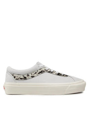 Vans Bold Ni White Pony Nubuck Leather Trainers Unisex Sneakers