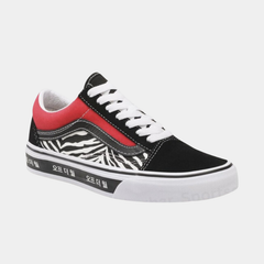 Classic Heritage Lace-Up Lifestyle Sneakers – Anaheim Factory Black/Red
