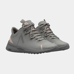 Women’s Lightweight Mesh Lifestyle Sneakers – Ash & Pale Blush