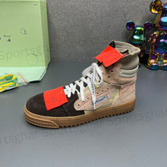 Off-White 3.0 Off-Court High-Top Latte Beige & Tan