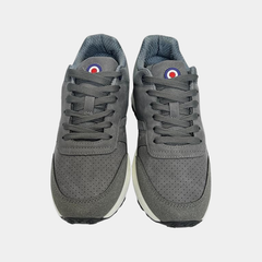 Lambretta Mens Echo 2 Lace Up Sporty Retro Trainers
