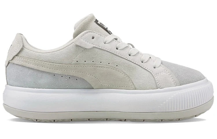 Puma Suede Mayu Raw Women’s Grey White Low Top Sneakers
