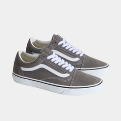 Classic Heritage Lace-Up Lifestyle Sneakers – Pewter Grey