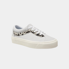 Vans Bold Ni White Pony Nubuck Leather Trainers Unisex Sneakers