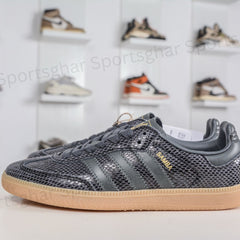 Adidas Samba OG Grey Snakeskin Shoes