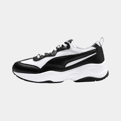 Puma Cilia Womens Trainers Black White Grey Violet Sneakers