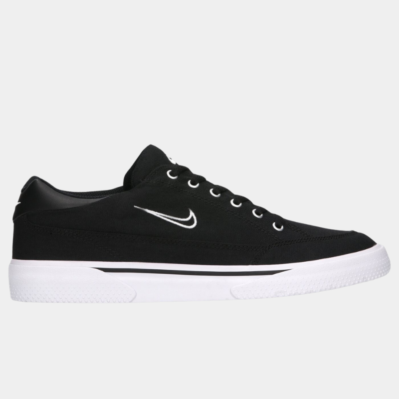 Men’s Classic Canvas Lifestyle Sneakers – Black & White