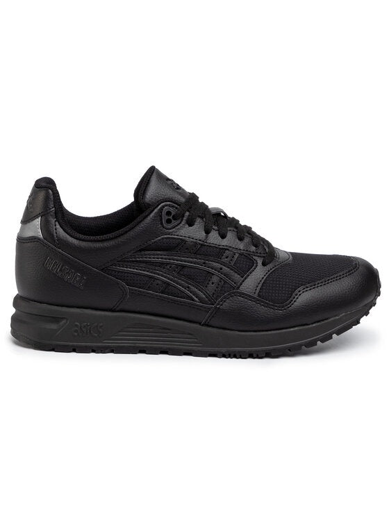 Men’s Retro Running Lifestyle Sneakers – Triple Black Edition