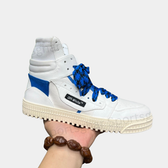 Off-White 3.0 Off-Court High-Top Sneakers – White Blue & Cream