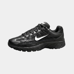 Nike P-6000 Mens Trainers Triple Black Retro Running Shoes