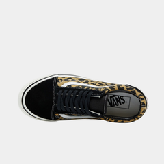 Vans Old Skool Leopard Print Black and White