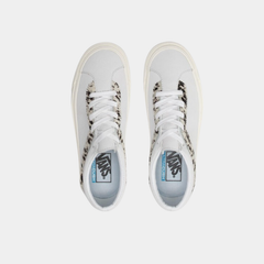 Vans Bold Ni White Pony Nubuck Leather Trainers Unisex Sneakers