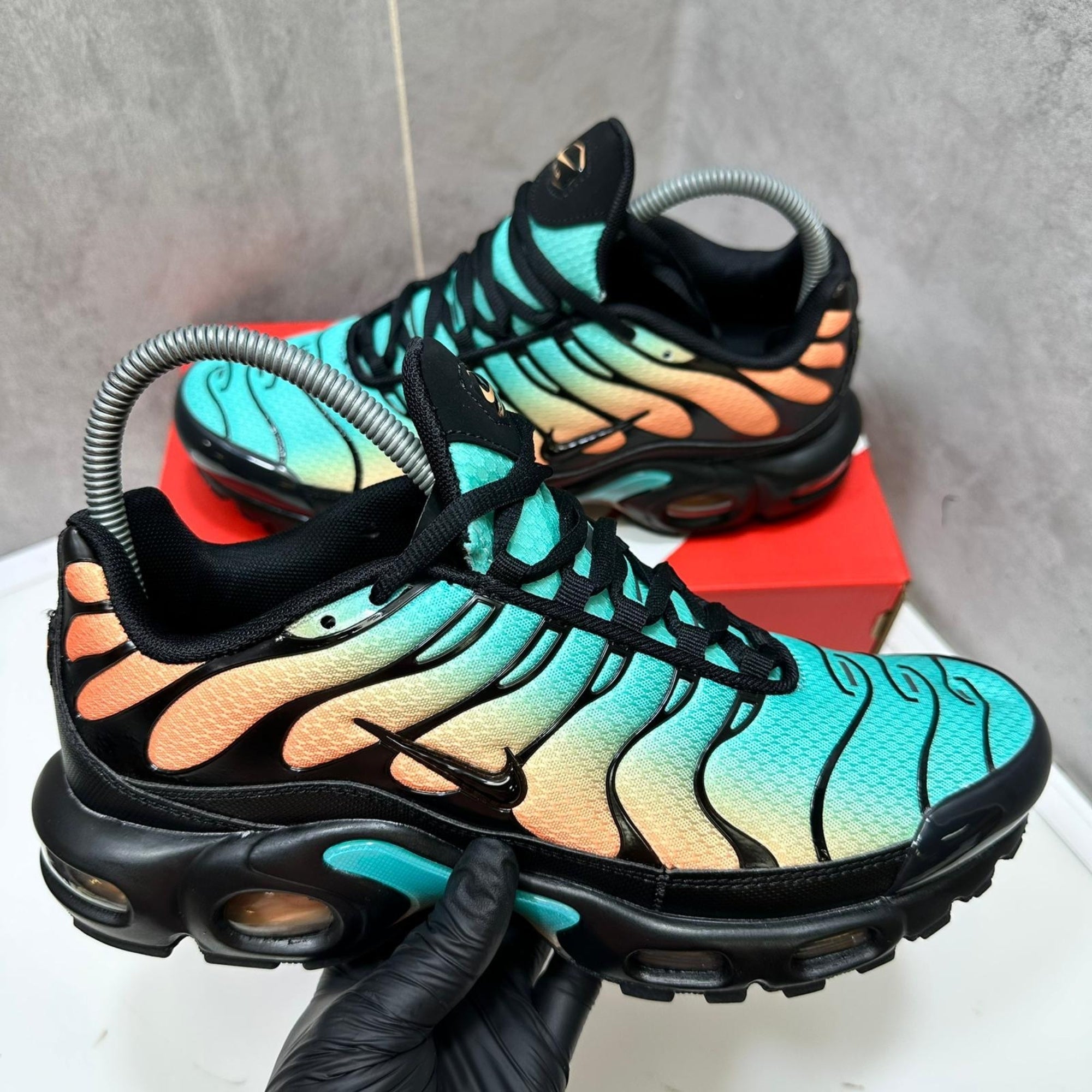 Nike Air Max Plus TN South Beach Teal and Orange Pulse