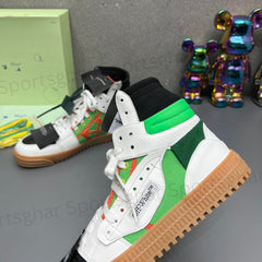 Off-White 3.0 Off-Court High-Top White Green Orange